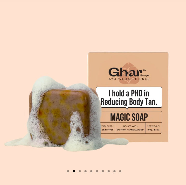 Magic Soap (Sandal Wood and Saffron Soap)
